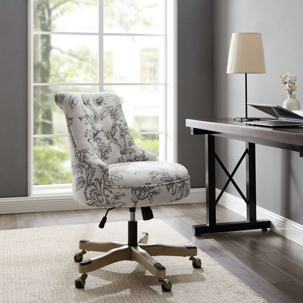 Linon Home Decor - Sinclair Office Chair, Floral - OC106FL01 veiw 1