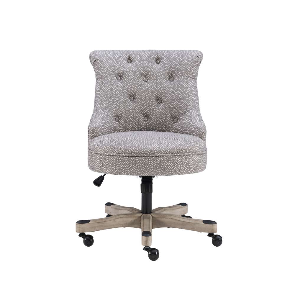 Linon Home Decor - Sinclair Office Chair, Light Gray - 178403LTGRY01U veiw 2