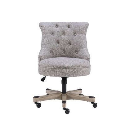 Linon Home Decor - Sinclair Office Chair, Light Gray - 178403LTGRY01U veiw 2
