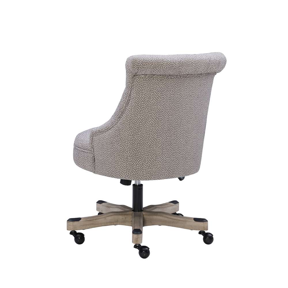 Linon Home Decor - Sinclair Office Chair, Light Gray - 178403LTGRY01U veiw 4
