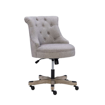 Linon Home Decor - Sinclair Office Chair, Light Gray - 178403LTGRY01U veiw 6