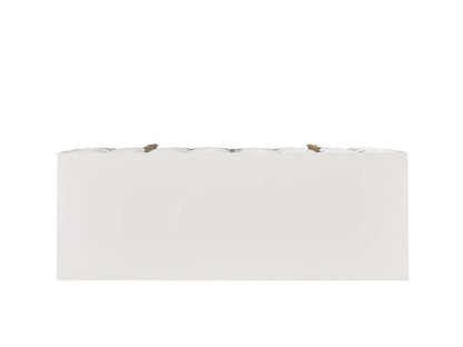 Linon Home Decor - Six Drawer Geo Texture Dresser White - BD54WHT01AS veiw 6