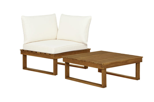 Linon Home Decor - Skypark Outdoor Table and Corner Chair - ODNH11TK02AU view 1