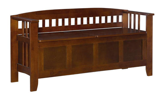 Linon Home Decor - Split Seat Storage Bench - 85001WALZ-01-KD-U veiw 2