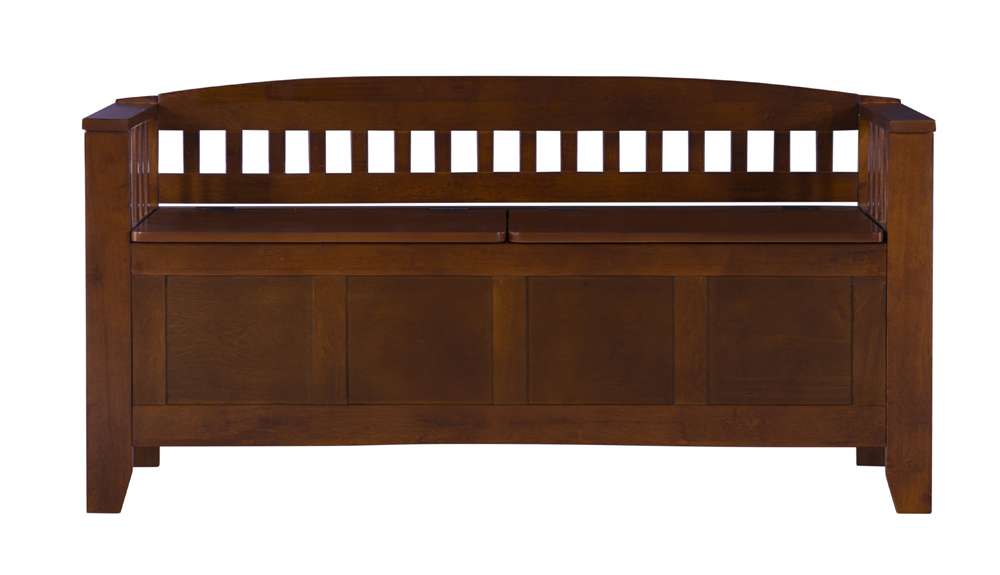 Linon Home Decor - Split Seat Storage Bench - 85001WALZ-01-KD-U veiw 3