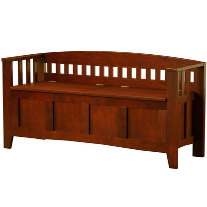 Linon Home Decor - Split Seat Storage Bench - 85001WALZ-01-KD-U veiw 4