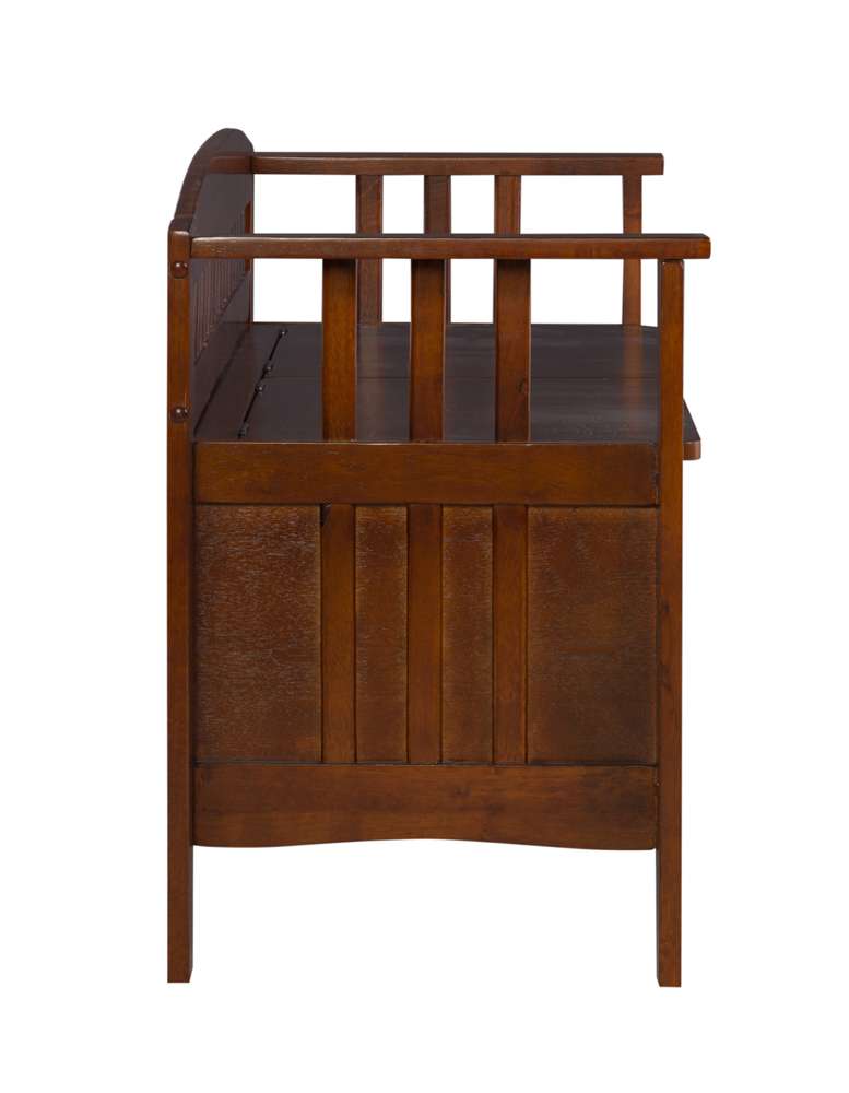 Linon Home Decor - Split Seat Storage Bench - 85001WALZ-01-KD-U veiw 5