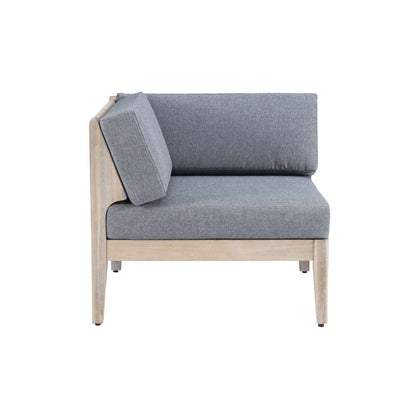 Linon Home Decor - Summerlyn Natural Corner Chair - OD291NAT01U veiw 2