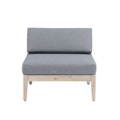 Linon Home Decor - Summerlyn Natural Middle Chair - OD292NAT01U veiw 2