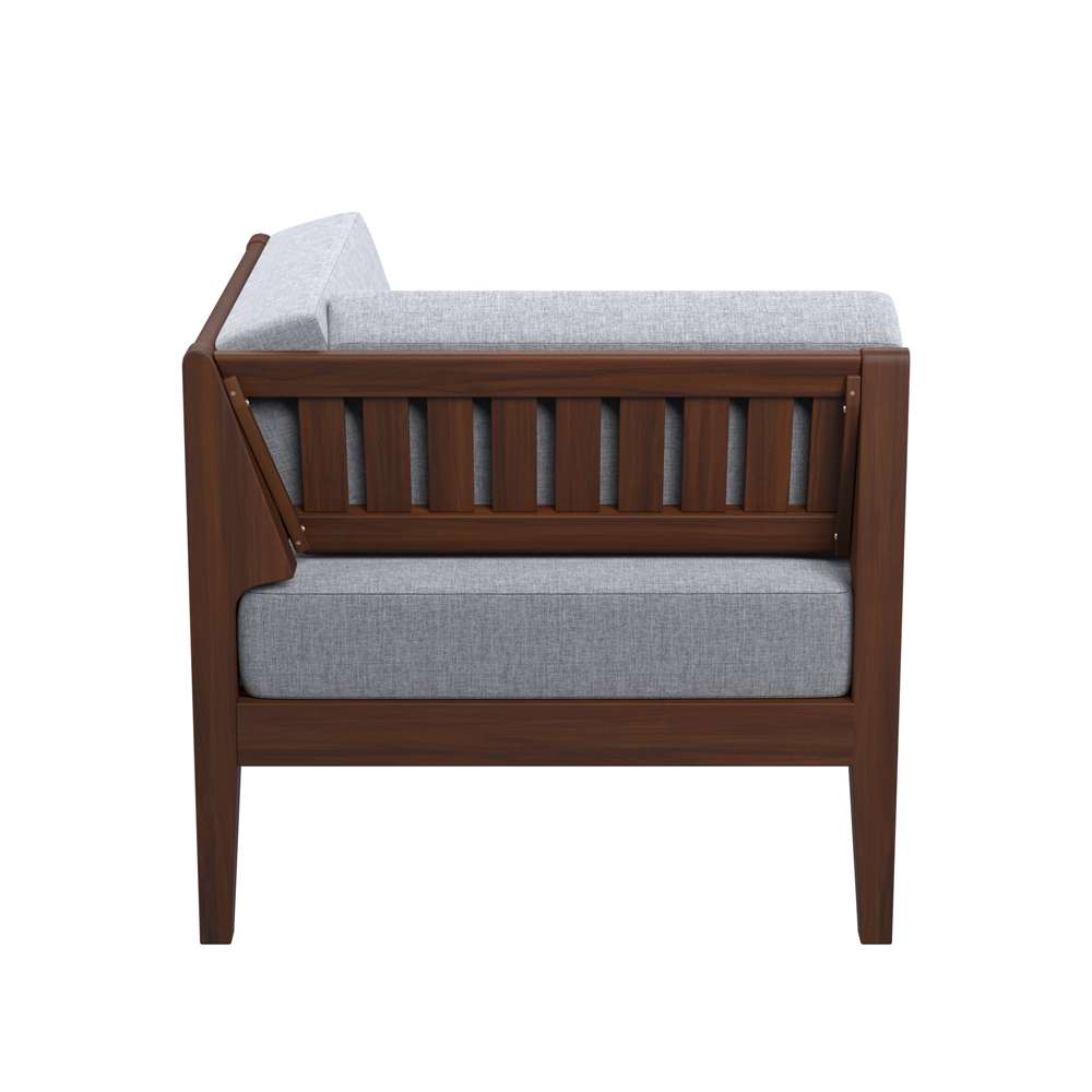 Linon Home Decor - Summerlyn Walnut 4Pc Set  - OD29WAL01U veiw 3