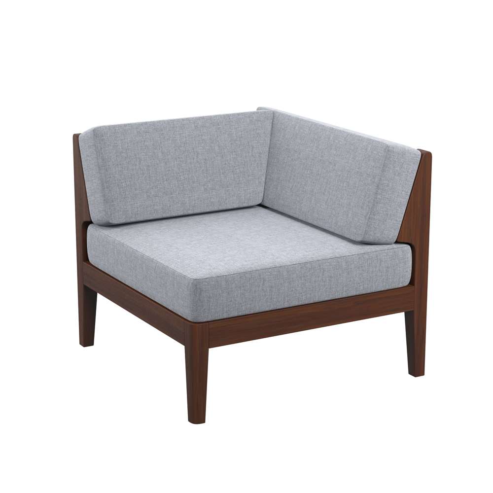 Linon Home Decor - Summerlyn Walnut Corner Chair - OD291WAL01U veiw 1