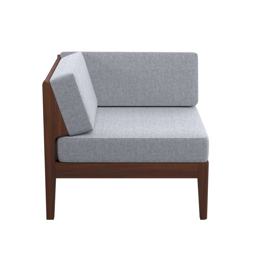 Linon Home Decor - Summerlyn Walnut Corner Chair - OD291WAL01U veiw 3