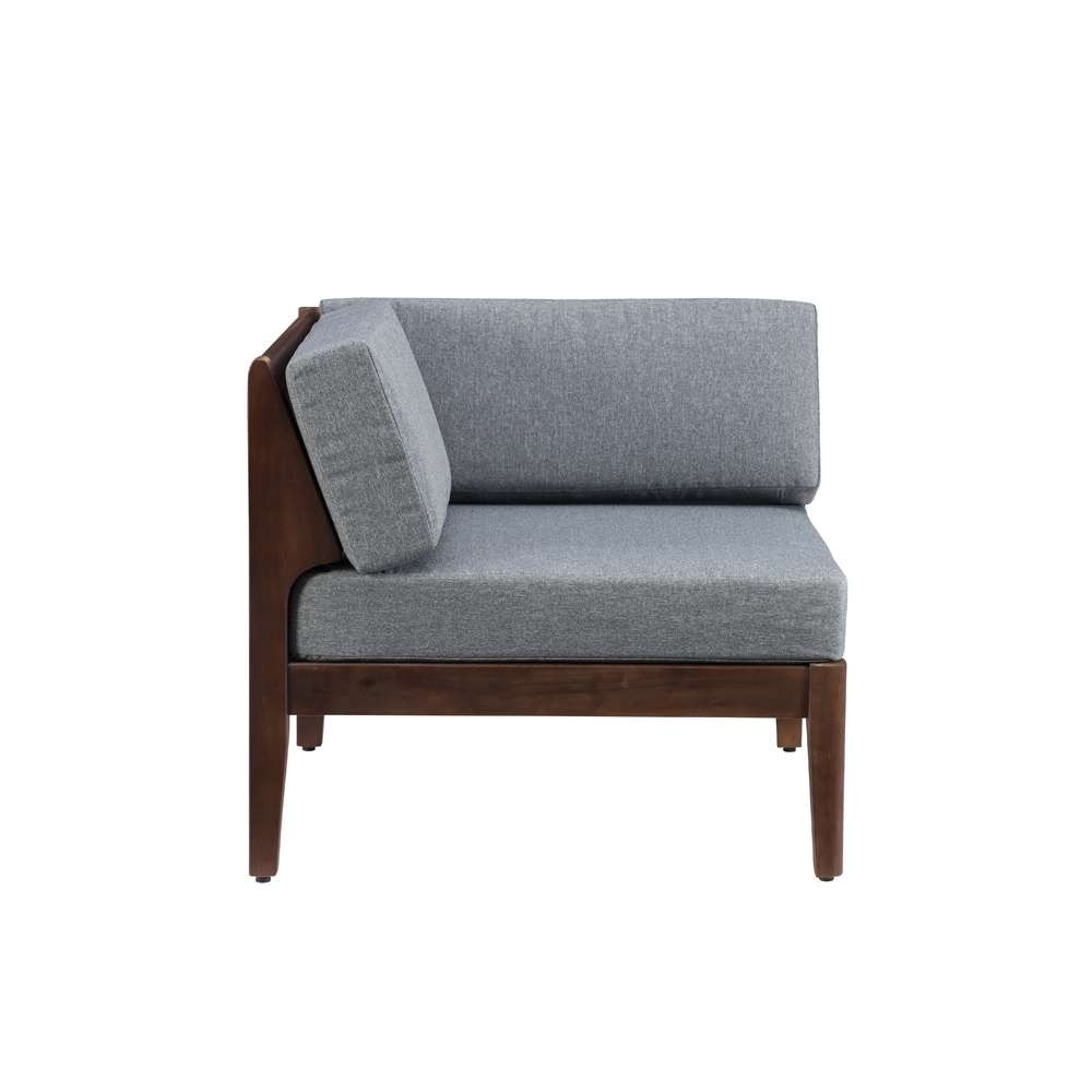 Linon Home Decor - Summerlyn Walnut Corner Chair - OD291WAL01U veiw 4