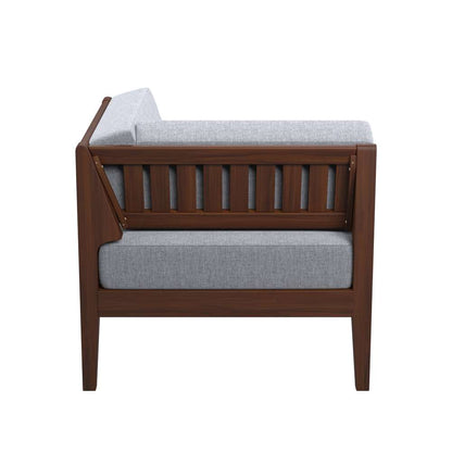 Linon Home Decor - Summerlyn Walnut Corner Chair - OD291WAL01U veiw 5