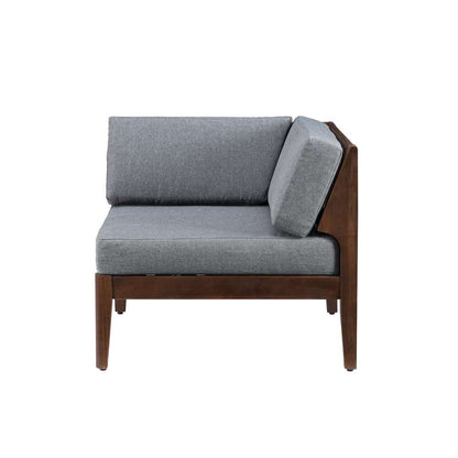 Linon Home Decor - Summerlyn Walnut Corner Chair - OD291WAL01U veiw 6