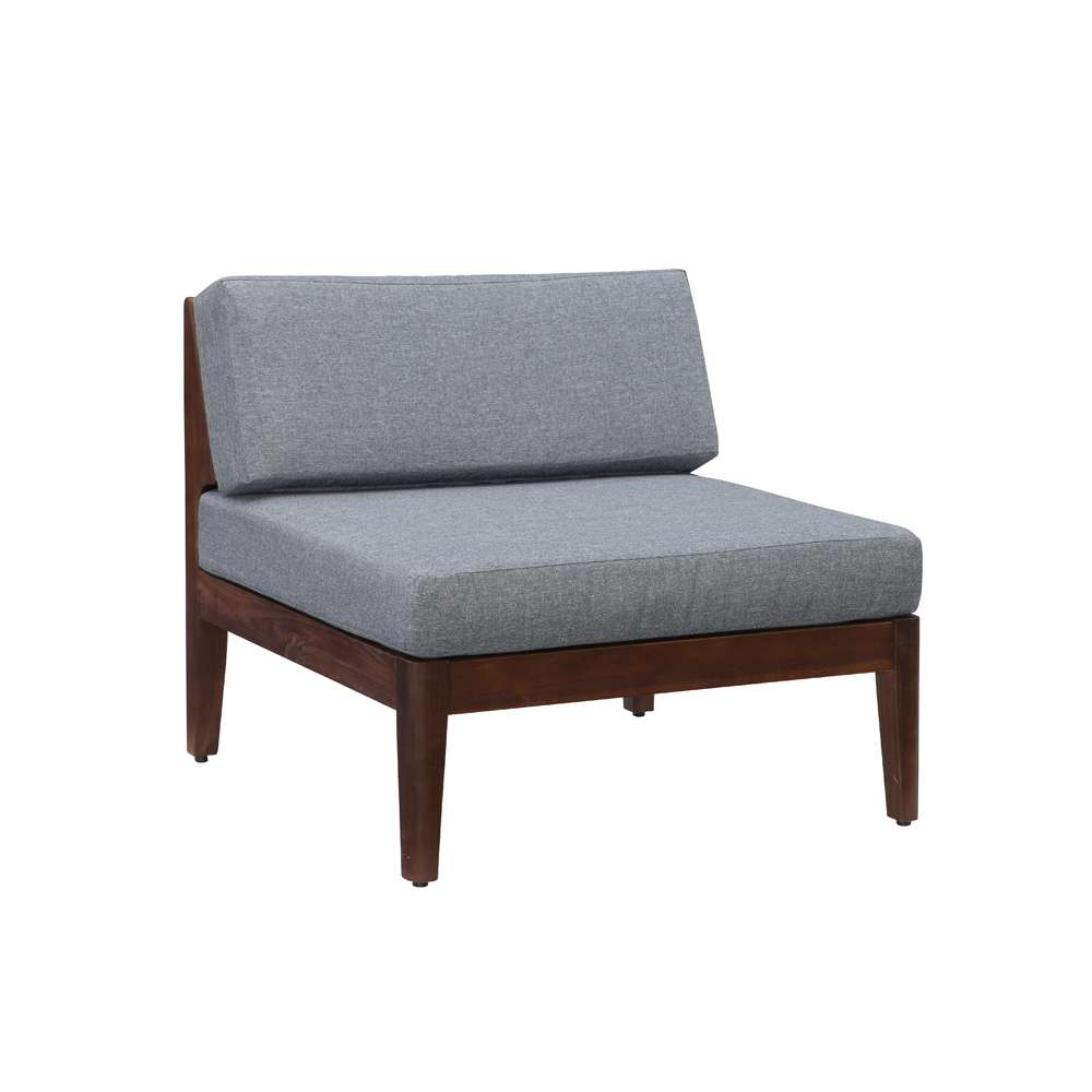 Linon Home Decor - Summerlyn Walnut Middle Chair - OD292WAL01U veiw 2