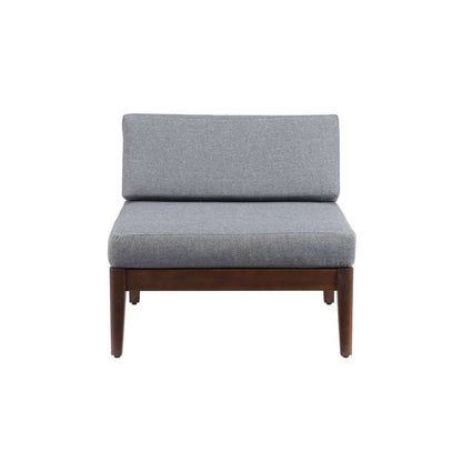 Linon Home Decor - Summerlyn Walnut Middle Chair - OD292WAL01U veiw 4