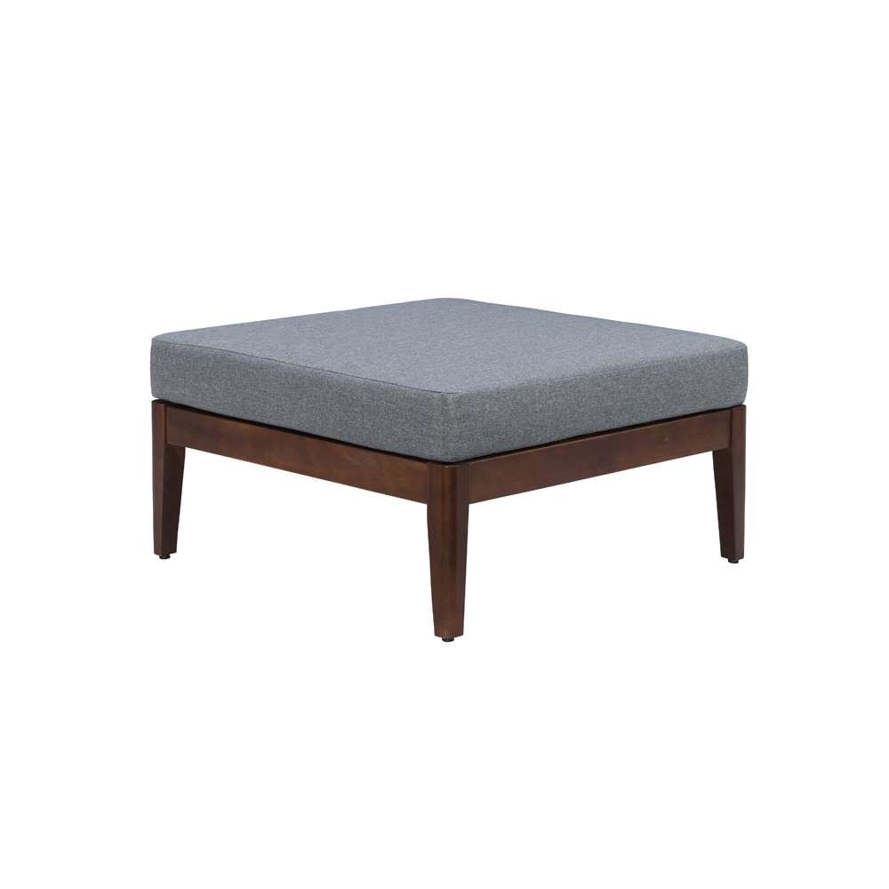 Linon Home Decor - Summerlyn Walnut Ottoman  - OD293WAL01U veiw 2