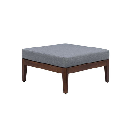Linon Home Decor - Summerlyn Walnut Ottoman  - OD293WAL01U veiw 2