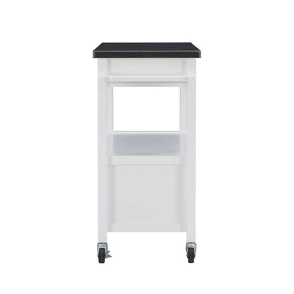 Linon Home Decor - Sydney Kitchen Cart White - KI106WHT01U veiw 3