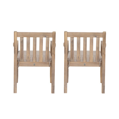 Linon Home Decor - Teagon Armed Dining Chair Natural Set of 2 - OD68NATARMSC02U view 4