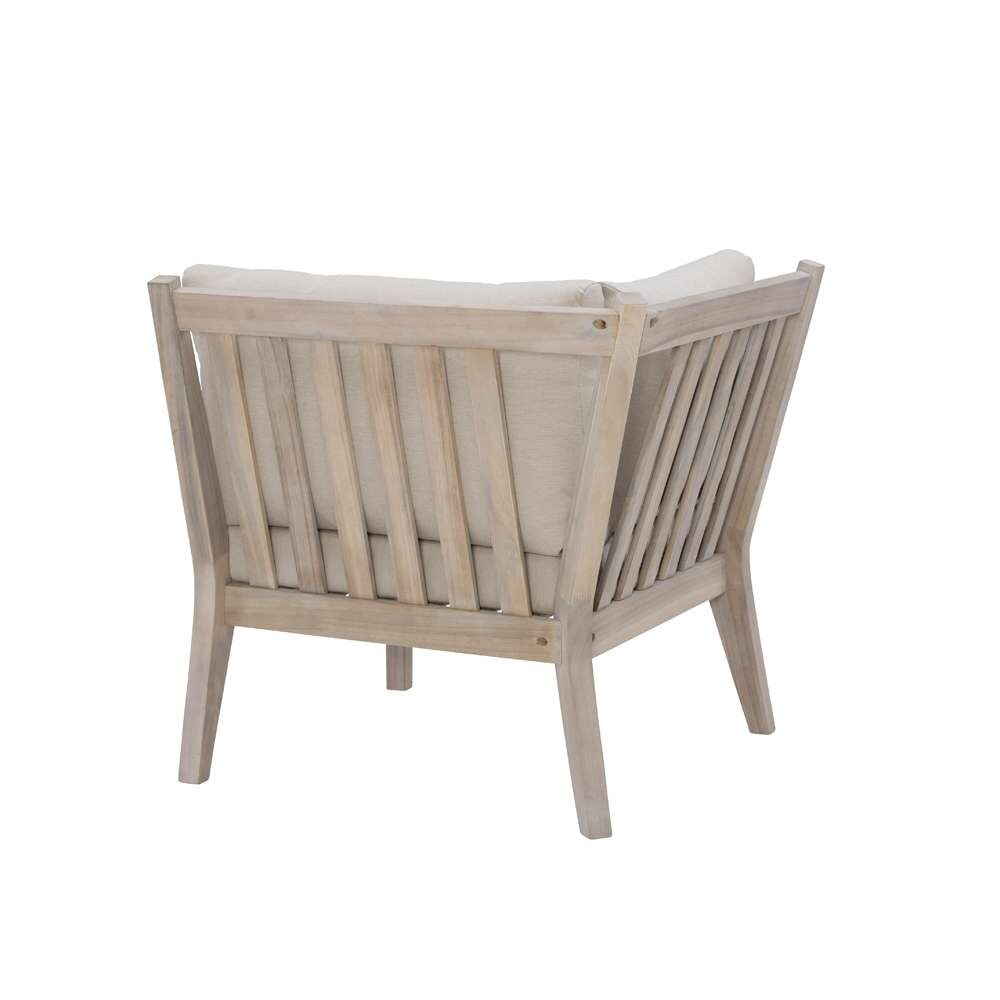 Linon Home Decor - Teagon Bge Nat Corner Chair - OD49BGE01U veiw 4