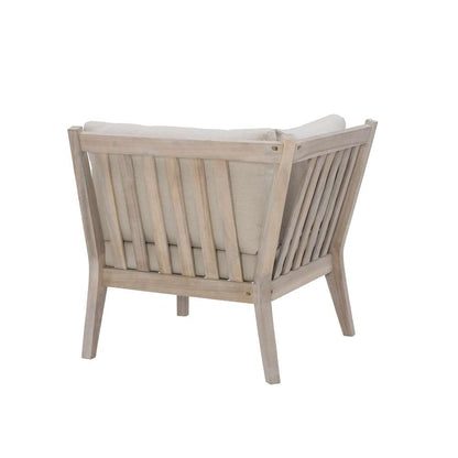 Linon Home Decor - Teagon Bge Nat Corner Chair - OD49BGE01U veiw 4