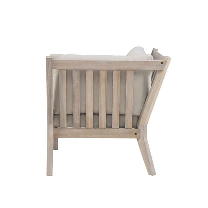 Linon Home Decor - Teagon Bge Nat Corner Chair - OD49BGE01U veiw 6