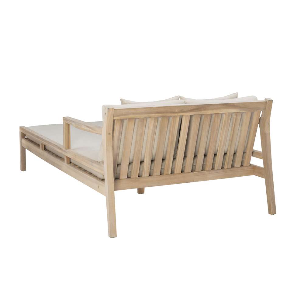 Linon Home Decor - Teagon Bge Nat Double Chaise Lounger - OD38BGE01U veiw 4