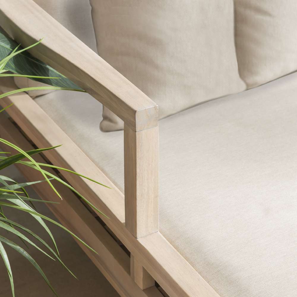 Linon Home Decor - Teagon Bge Nat Double Chaise Lounger - OD38BGE01U veiw 6
