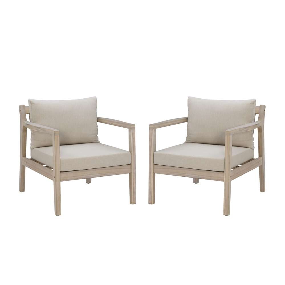 Linon Home Decor - Teagon Bge Nat Side Chair (Set of 2) - OD55BGE01U veiw 6