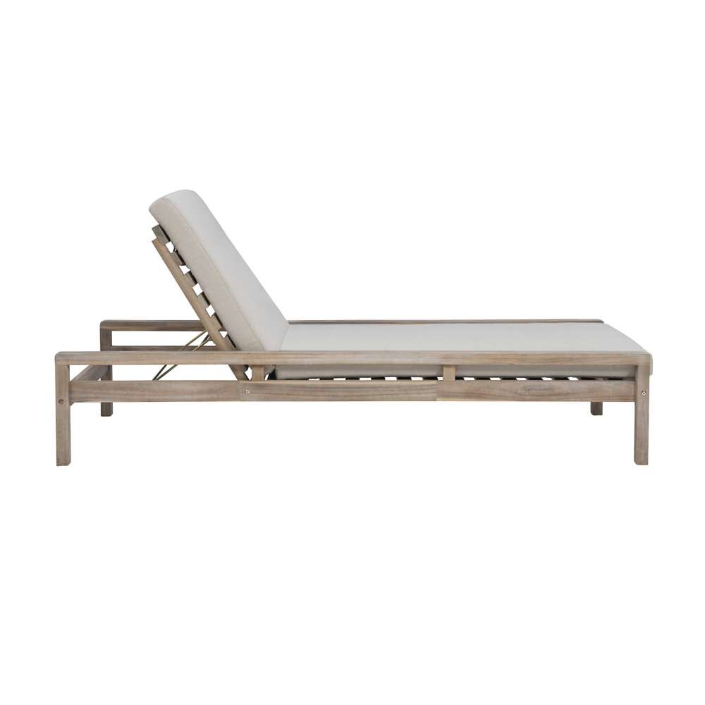 Linon Home Decor - Teagon Bge Nat Single Chaise Lounger - OD39BGE01U veiw 3