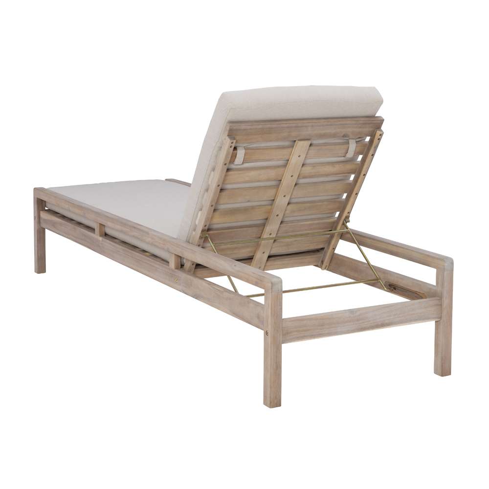 Linon Home Decor - Teagon Bge Nat Single Chaise Lounger - OD39BGE01U veiw 4