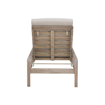 Linon Home Decor - Teagon Bge Nat Single Chaise Lounger - OD39BGE01U veiw 5