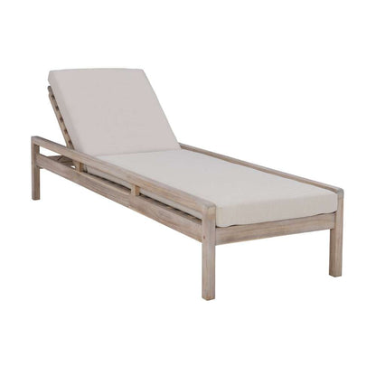 Linon Home Decor - Teagon Bge Nat Single Chaise Lounger - OD39BGE01U veiw 6