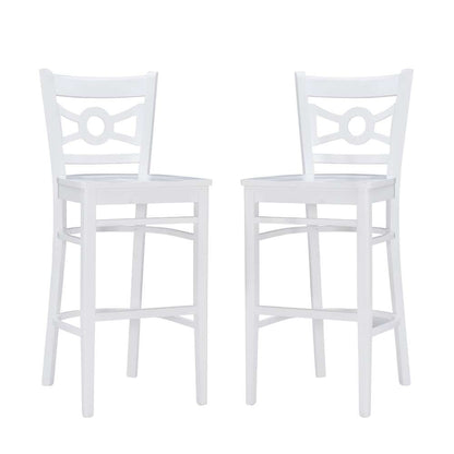 Linon Home Decor - Teresa Barstool White (Set of 2) - BS293WHT02ASU veiw 2