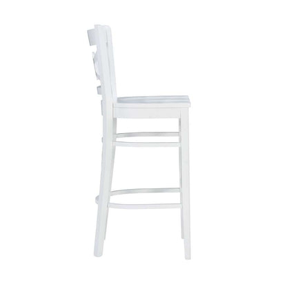 Linon Home Decor - Teresa Barstool White (Set of 2) - BS293WHT02ASU veiw 4