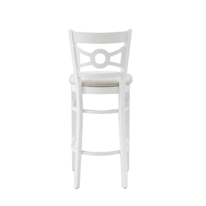 Linon Home Decor - Teresa White Barstool W Uph Seat (Set of 2) - BS293WHTGRY02ASU veiw 6