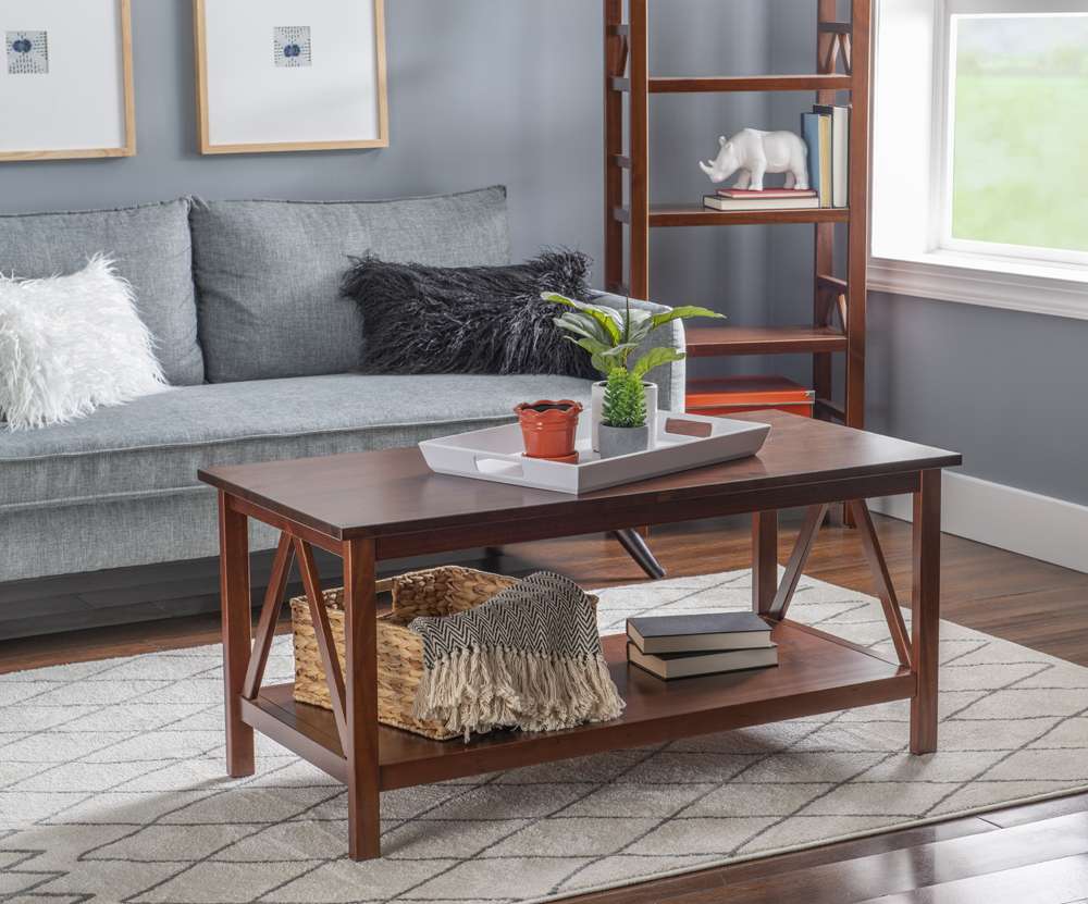 Linon Home Decor - Titian Coffee Table - 86151ATOB-01-KD-U veiw 5