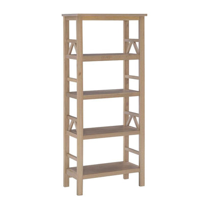 Linon Home Decor - Titian Driftwood Bookcase - 86150GRY01U veiw 1
