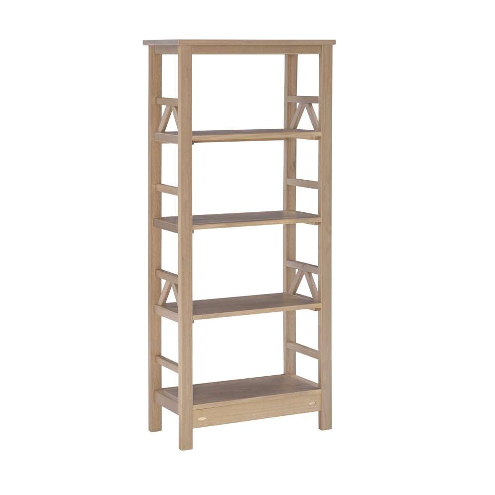Linon Home Decor - Titian Driftwood Bookcase - 86150GRY01U veiw 4