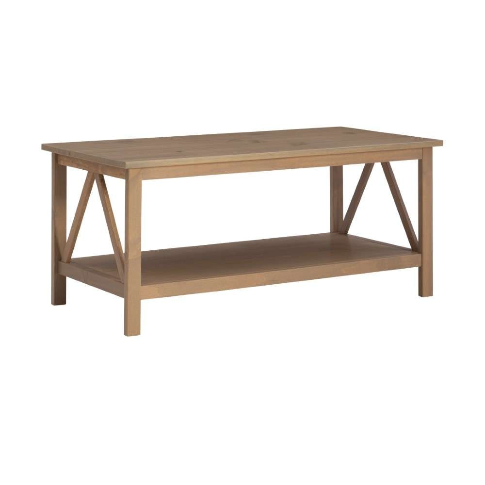 Linon Home Decor - Titian Driftwood Coffee Table - 86151GRY01U veiw 1