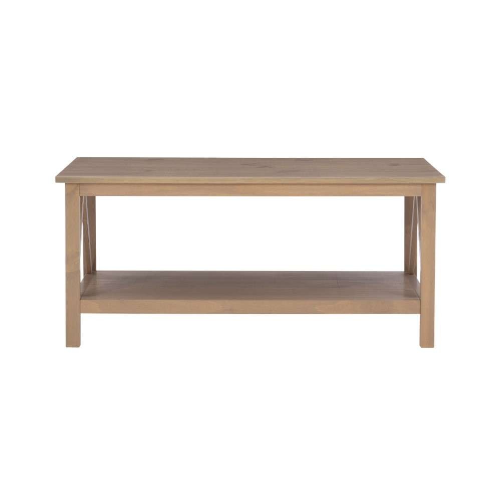 Linon Home Decor - Titian Driftwood Coffee Table - 86151GRY01U veiw 2