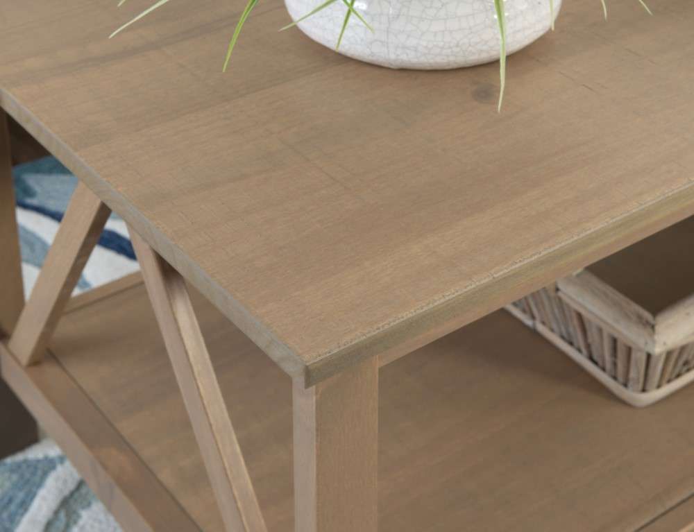 Linon Home Decor - Titian Driftwood Coffee Table - 86151GRY01U veiw 5