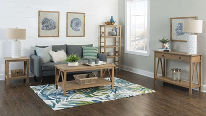 Linon Home Decor - Titian Driftwood End Table - 86153GRY01U veiw 1