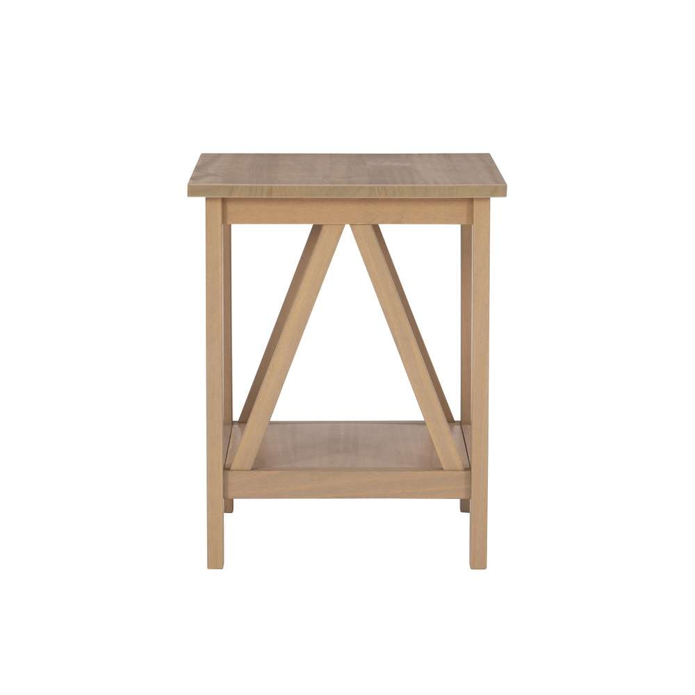 Linon Home Decor - Titian Driftwood End Table - 86153GRY01U veiw 3