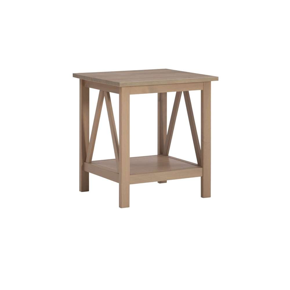Linon Home Decor - Titian Driftwood End Table - 86153GRY01U veiw 4
