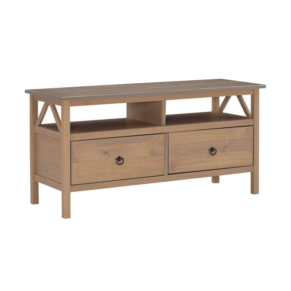 Linon Home Decor - Titian Driftwood Tv Stand - 86158GRY01U veiw 1
