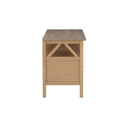Linon Home Decor - Titian Driftwood Tv Stand - 86158GRY01U veiw 3