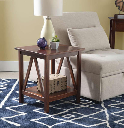 Linon Home Decor - Titian End Table Antique - 86153ATOB-01-KD-U veiw 5